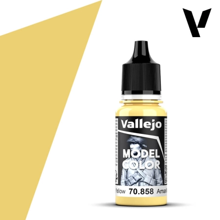 VALLEJO 70858 Model Color 023 - Ice Yellow - 18 ml