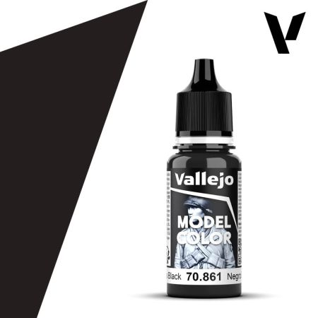 VALLEJO 70861 Model Color 192 - Gloss Black - 18 ml