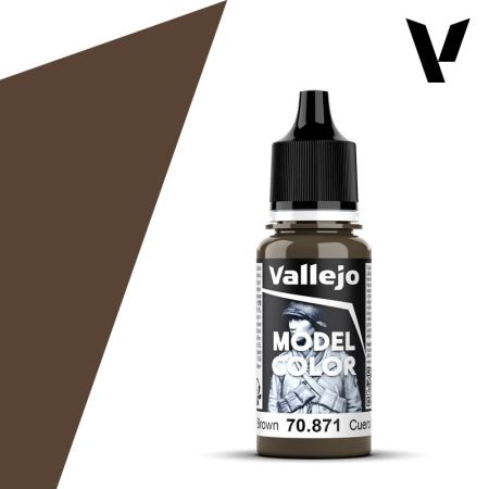 VALLEJO 70871 Model Color 144 - Leather Brown - 18 ml