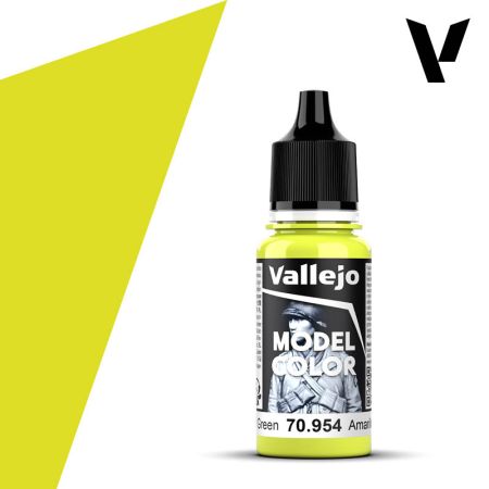 VALLEJO 70954 Model Color 090 - Yellow Green - 18 ml