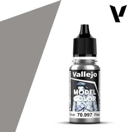 VALLEJO 70997 Model Color 195 - Silver - 18 ml
