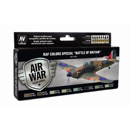 VALLEJO 71144 Zestaw Air War 8 farb - Special Battle of Britain