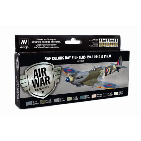VALLEJO 71162 Zestaw Air War 8 farb - WWII RAF Day European