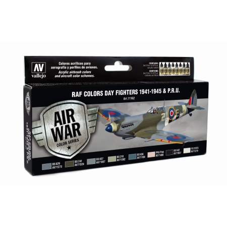 VALLEJO 71162 Zestaw Air War 8 farb - WWII RAF Day European