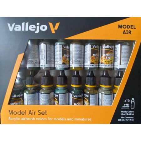VALLEJO 71193 Model Air Zestaw 16 farb - RLM Colors