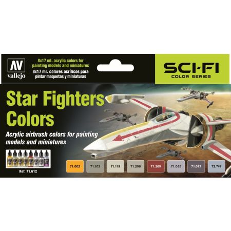 VALLEJO 71612 Zestaw Model Air 8 farb - Sci-Fi Star Fighters Colors