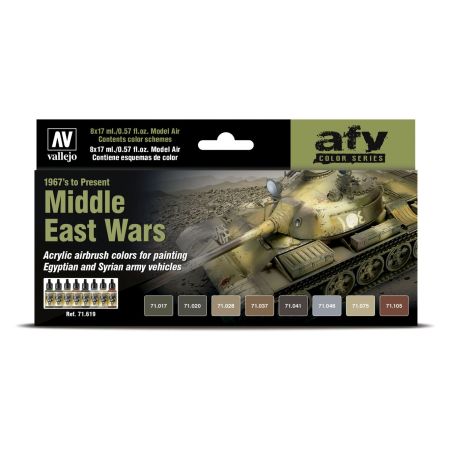 VALLEJO 71619 Zestaw Model Air 8 farb - Middle East Wars (1967 to present)