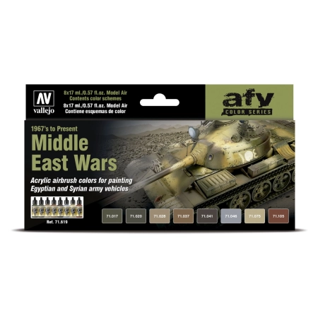 VALLEJO 71619 Zestaw Model Air 8 farb - Middle East Wars (1967 to present)