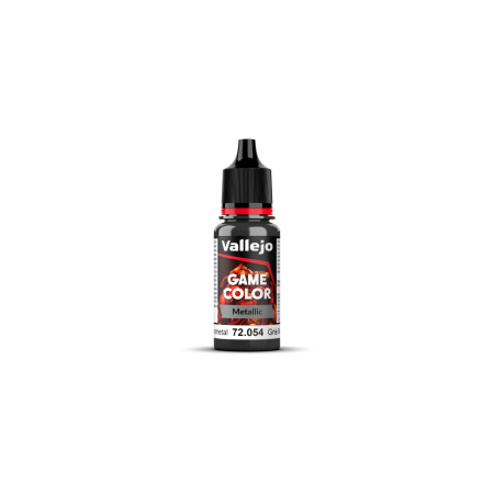 VALLEJO 72054 Game Color Metal 18 ml Dark Gunmetal
