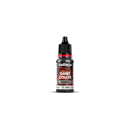 VALLEJO 72054 Game Color Metal 18 ml Dark Gunmetal