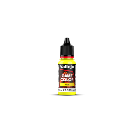 VALLEJO 72103 Game Color Fluo 18 ml Fluorescent Yellow