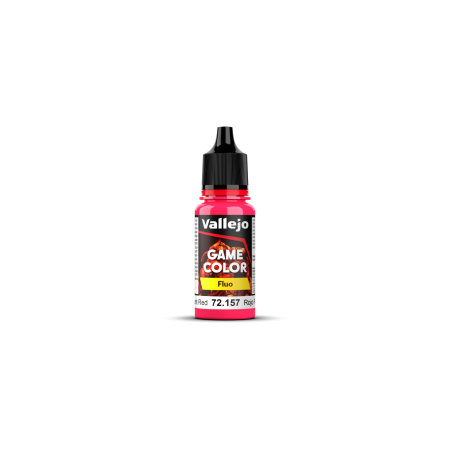 VALLEJO 72157 Game Color Fluo 18 ml Fluorescent Red
