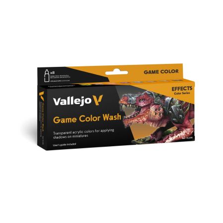 VALLEJO 72190 Game Color Zestaw 8 farb - Game Color Wash