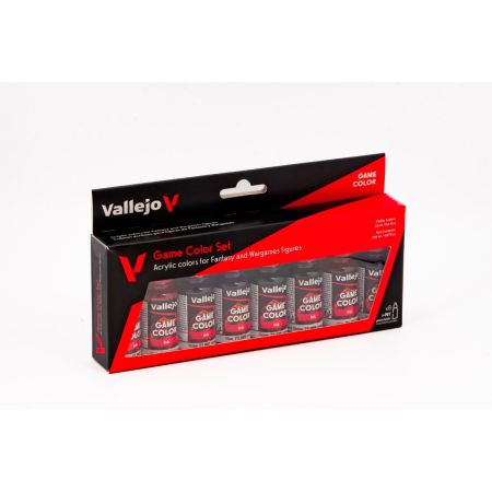 VALLEJO 72296 Game Color Zestaw 8 farb - Game Inks