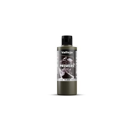 VALLEJO 74608 Surface Primer 200 ml U.S. Olive Drab