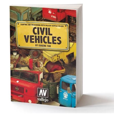 VALLEJO 75012 Książka: Civil Vehicles by Vehicles Tur