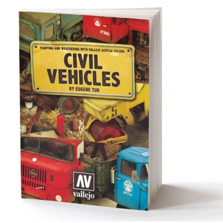 VALLEJO 75012 Książka: Civil Vehicles by Vehicles Tur