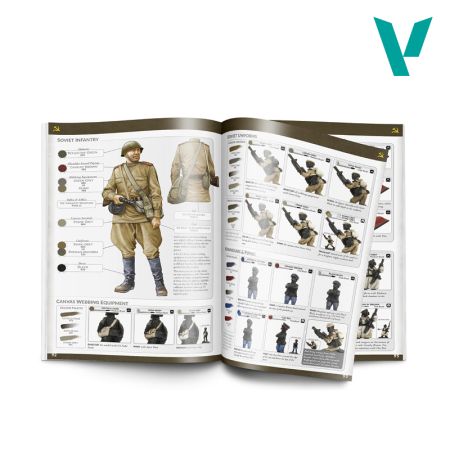 VALLEJO 75013 Książka: Colours of War - Painting WWII & WWIII miniatures