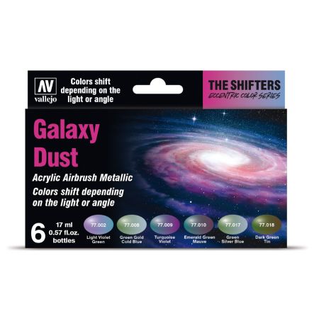 VALLEJO 77092 Eccentric The Shifters Zestaw 6 farb - Galaxy Dust