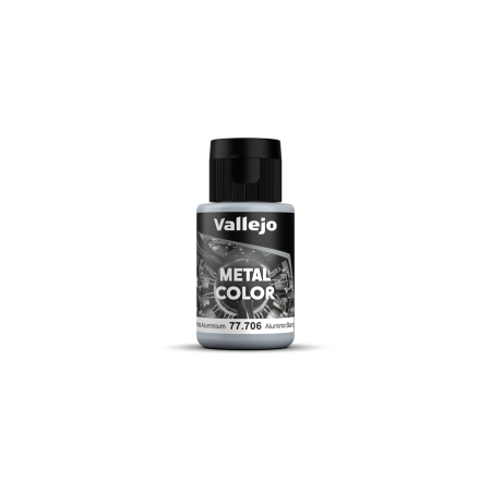 VALLEJO 77706 Metal Color 32ml White Aluminium