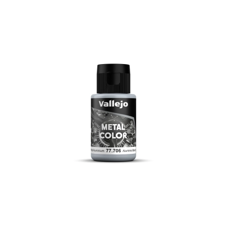 VALLEJO 77706 Metal Color 32ml White Aluminium