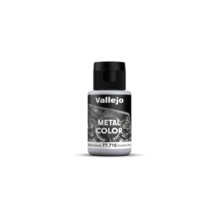 VALLEJO 77716 Metal Color 32ml Semi Mate Aluminium