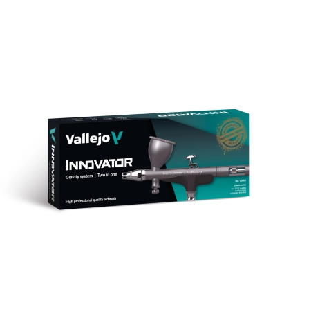 VALLEJO 90001 Aerograf INNOVATOR By Vallejo, Gravity System 2 in 1 - 0.2 / 0.3