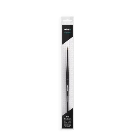 VALLEJO B01020 - Pędzel - Pro Modeler - Natural Hair Round No. 2/0