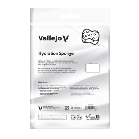 VALLEJO B90002 Gąbka do mokrej palety - 2 szt.