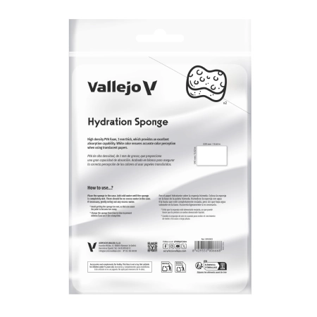 VALLEJO B90002 Gąbka do mokrej palety - 2 szt.