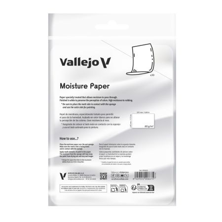 VALLEJO B90003 Papier do mokrej palety - 30 szt.