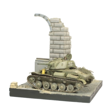 VALLEJO SC003 Vallejo Scenics German Ruined Building 15,5x15,5 cm 1:35