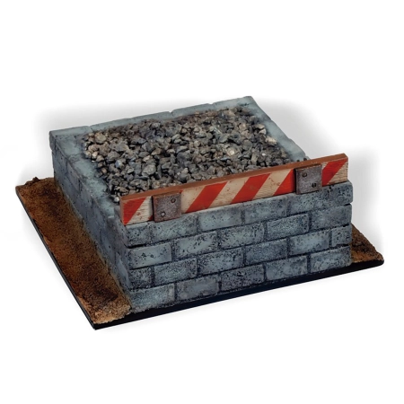 VALLEJO SC120 Vallejo Scenics Railroad buffer block 11x11 cm 1:35