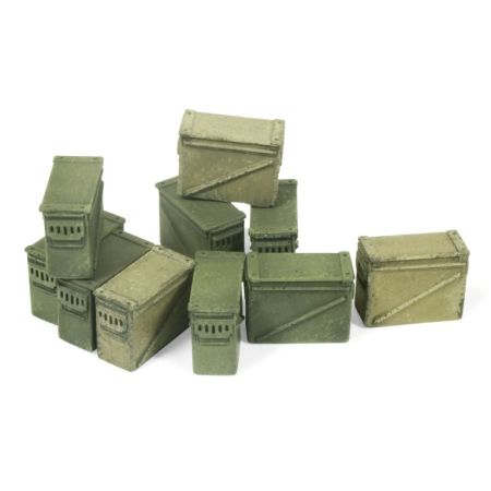 VALLEJO SC221 Vallejo Scenics Large Ammo Boxes 12,7 mm. 1:35