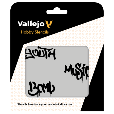 VALLEJO ST-LET003 Szablon Street Art nr 1, 1:35