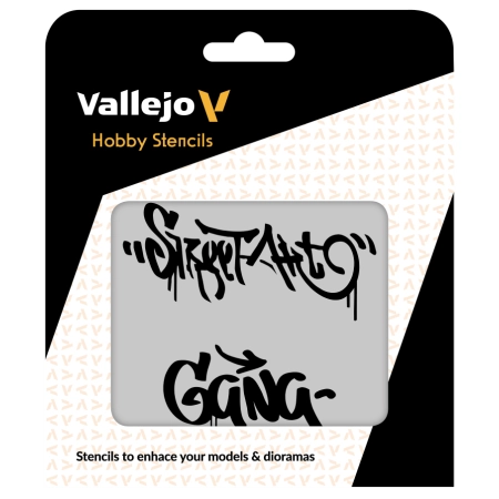 VALLEJO ST-LET004 Szablon Street Art nr 2, 1:35