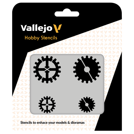 VALLEJO ST-SF001 Szablon Gear Marks