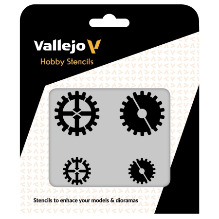 VALLEJO ST-SF001 Szablon Gear Marks