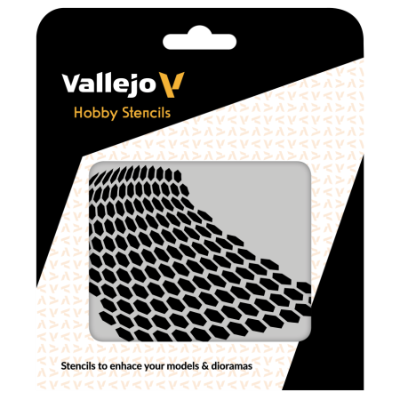 VALLEJO ST-SF003 Szablon Distorted Honeycomb