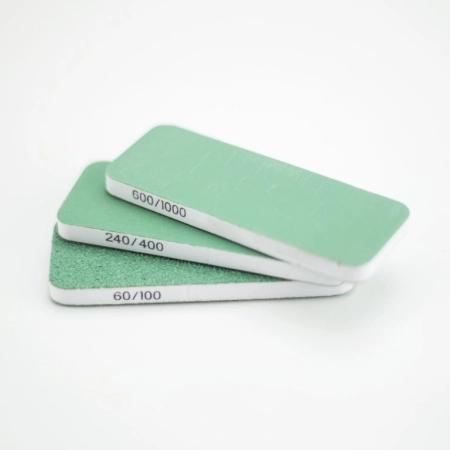 VALLEJO T04003 Pilniki elastyczne dwustronne (60/100, 240/400, 600/100) 3 szt. (80x30x6mm)