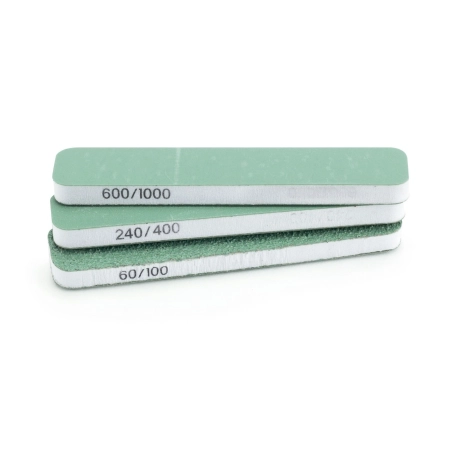 VALLEJO T04004 Pilniki elastyczne dwustronne (60/100, 240/400, 600/100) 3 szt. (80x30x12mm)