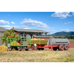KIBRI 10908 H0 Przyczepy rolnicze 3 szt.