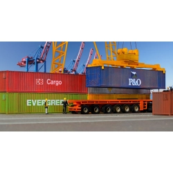 KIBRI 10922 H0 Kontenery 40st. 6 szt.