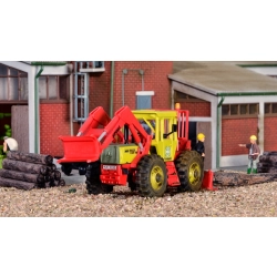 KIBRI 12254 H0 Mercedes Trac z osprzętem do prac leśnych