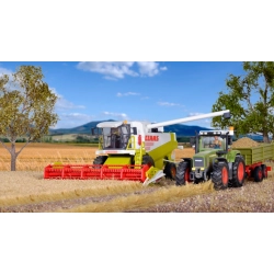 KIBRI 12263 H0 Kombajn Claas Lexion z wymiennym osprzętem