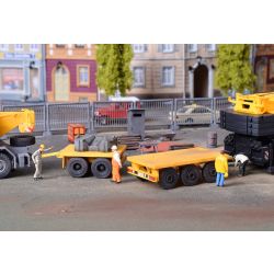 KIBRI 13050 H0 Przyczepy do przewozu balastu dżwigu - 2 szt.