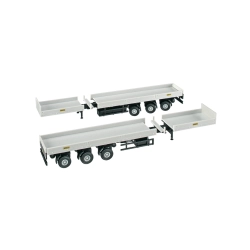 KIBRI 13545 H0 Naczepy ciężarowe Doll Vario - 2 szt.