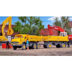 KIBRI 14026 H0 Mercedes LAK 2624 z przyczepą Meiller