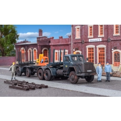 KIBRI 14054 H0 Magirus Deutz 230D 26AK z przyczepą