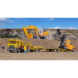 KIBRI 14066 H0 MAN 26.362 DFS wywrotka z przyczepą